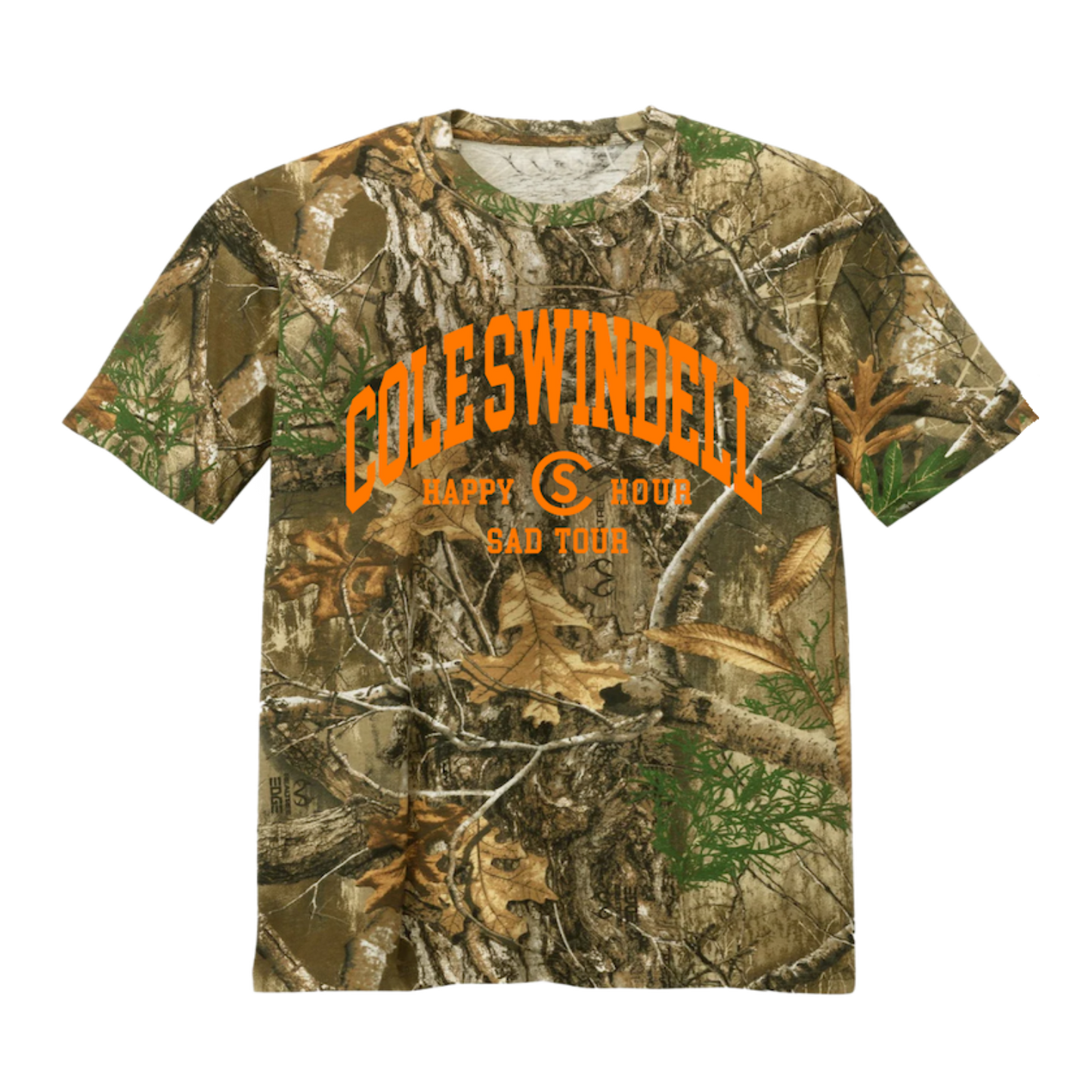 Camo Happy Hour Sad T-Shirt