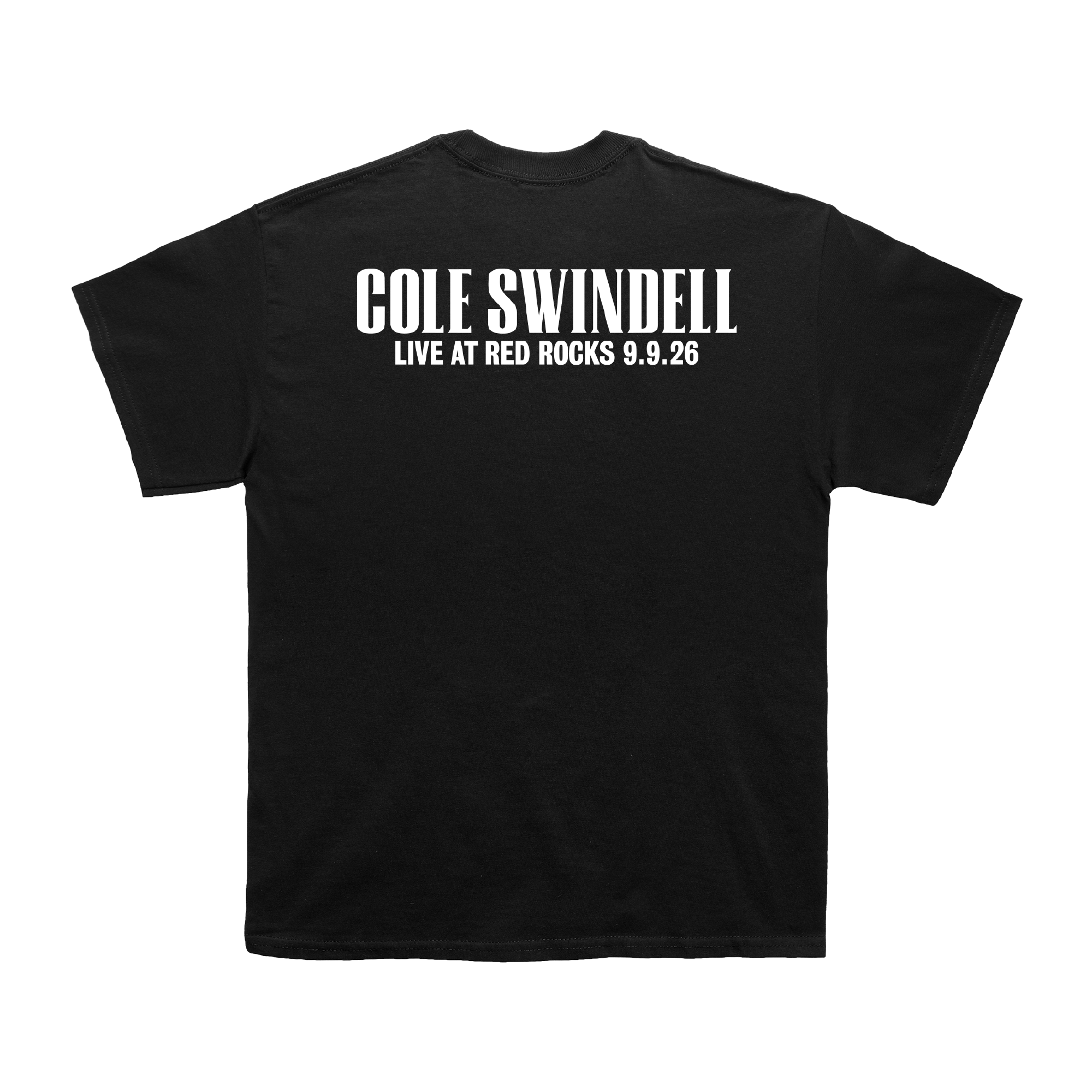 Black Cole Swindell Red Rocks Tee