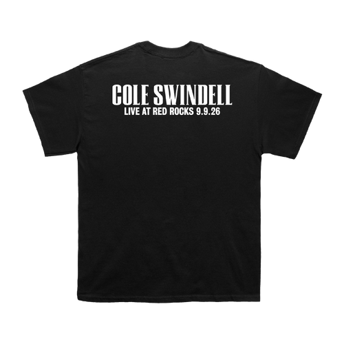 Black Cole Swindell Red Rocks Tee