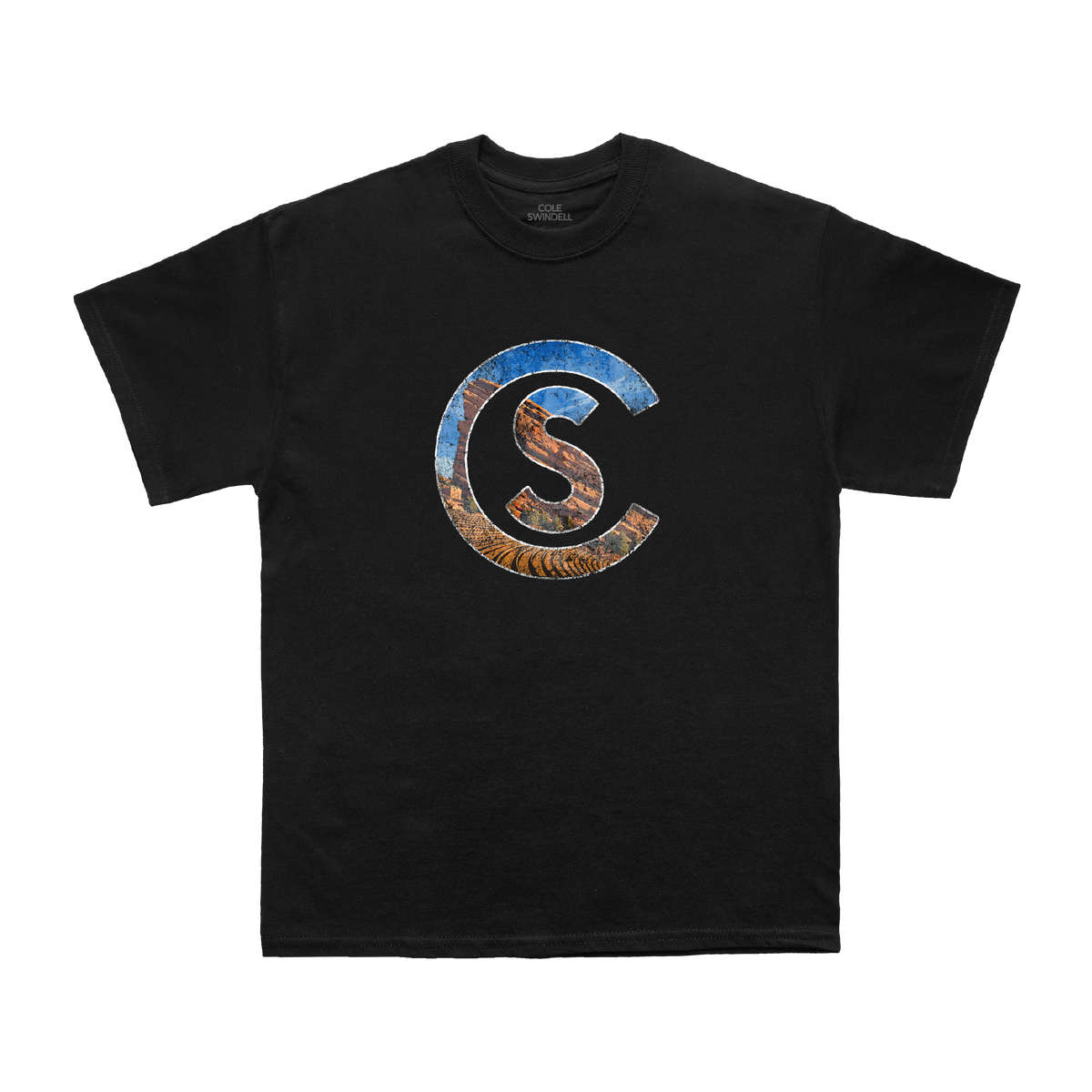 Black Cole Swindell Red Rocks Tee