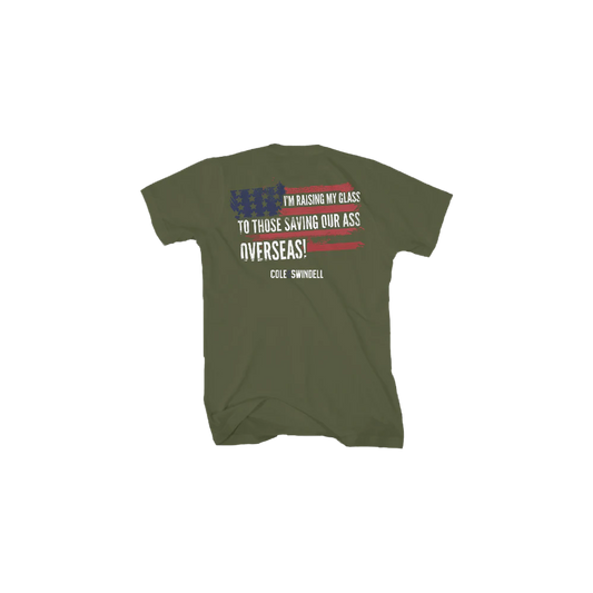 Patriotic Military Green T-Shirt
